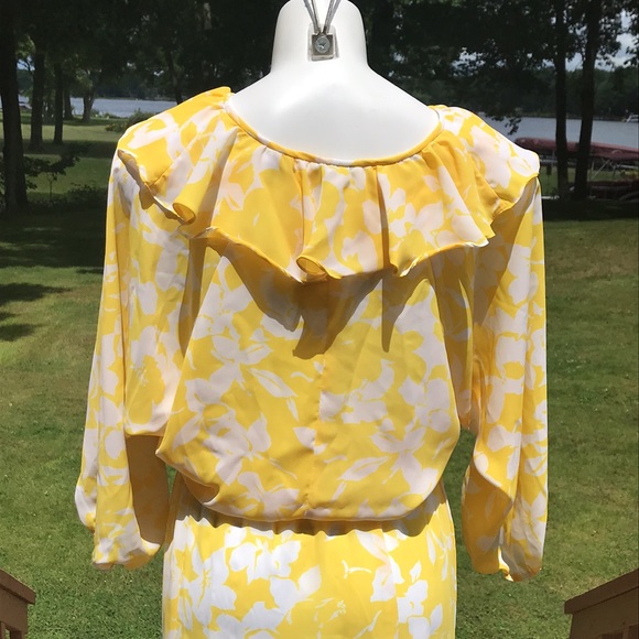 Vintage boho ruffled dress 70’s/80’s 9/10 - Picture 6 of 11